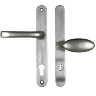 Mila ProSecure TS007 2* Lever Moveable Pad UPVC Multipoint Door Handles - 92/62mm PZ Sprung 212mm Screw Centres