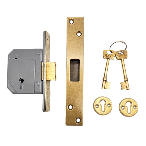 (Ex Chubb) Union 3G114 Non British Standard 5 Lever Mortice Deadlock