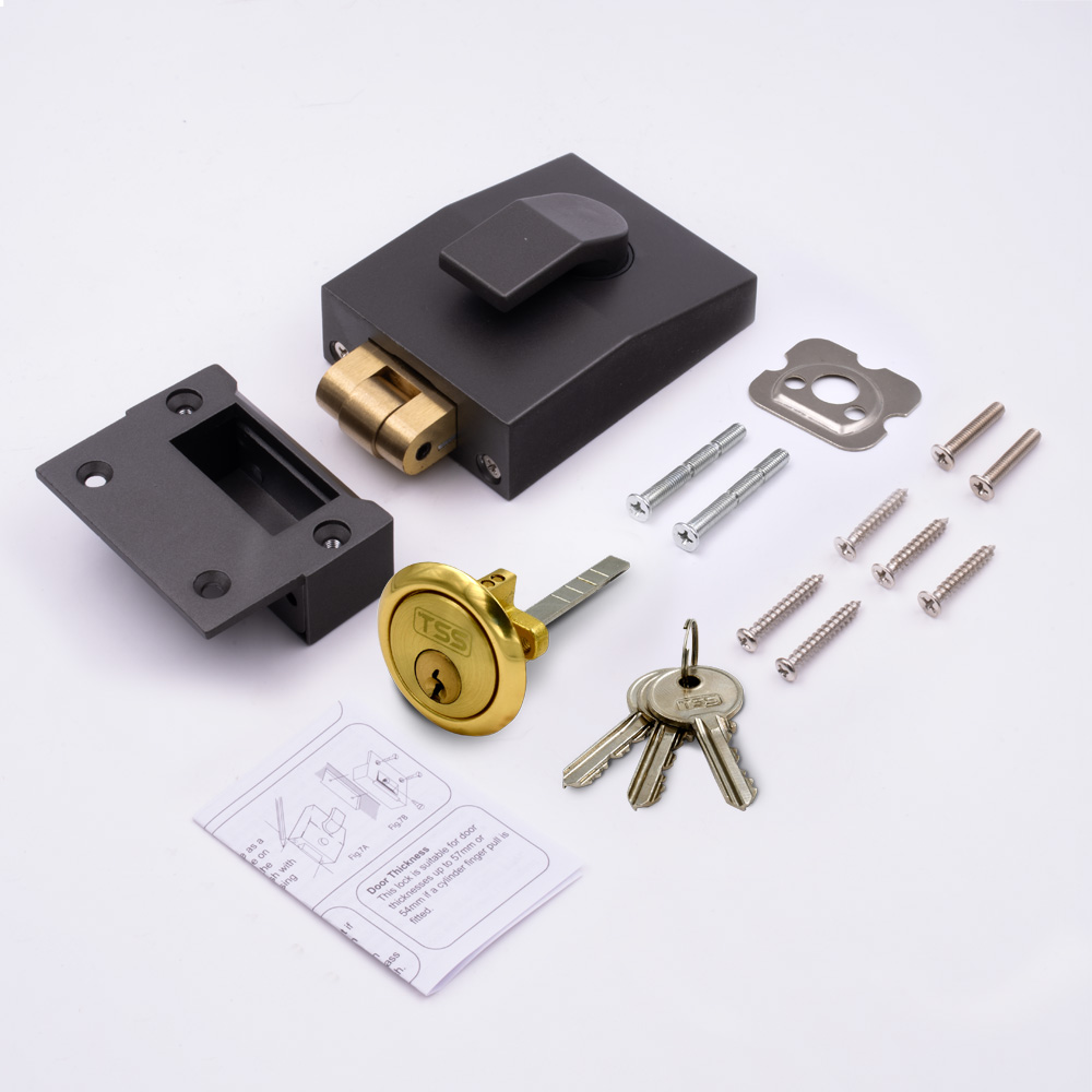 TSS 5 Pin Modern Rollerbolt Nightlatch 60mm - Image 2