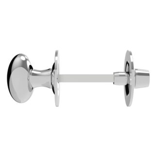 Carlisle Brass AA133CP Oval Thumb Turn with Coin Release (LEAD TIME: 2-3 DAYS)