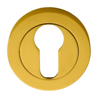 Manital AA1 Euro Profile Escutcheon - Polished Brass (LEAD TIME: 2-3 DAYS)