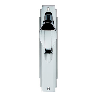 Carlisle Brass ADR023CP Art Deco Knob On WC Backplate (LEAD TIME: 2-3 DAYS)