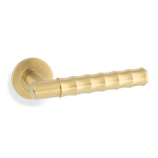 Alexander & Wilks AW225SBPVD Spitfire Bamboo Lever On Rose (LEAD TIME: 2-3 DAYS)