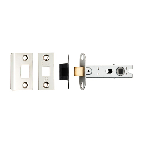 Eurospec BTL30NP 76mm CE B/T Tubular Mortice Latch Square Nickel Plate (LEAD TIME: 2-3 DAYS)
