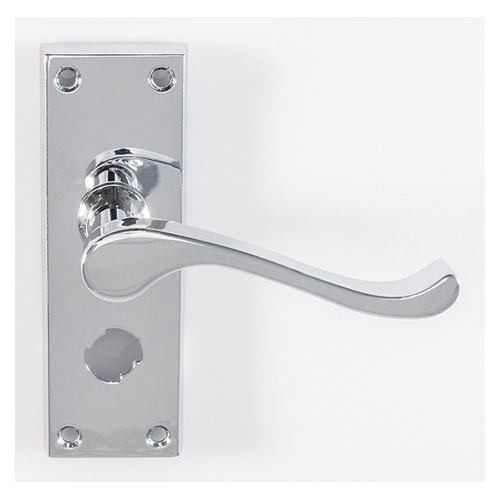 Carlisle Brass CBS55WCCP Contract Victorian Scroll Lever On Privacy Backplate (LEAD TIME: 2-3 DAYS)