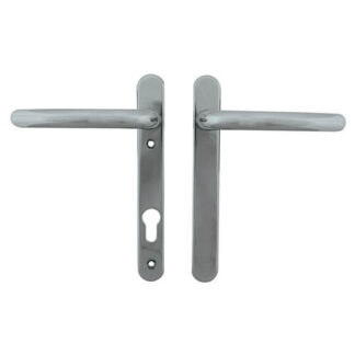 Fab & Fix Windsor Blank Lever Lever UPVC Multipoint Door Handles - 92mm PZ Sprung 122mm Screw Centres