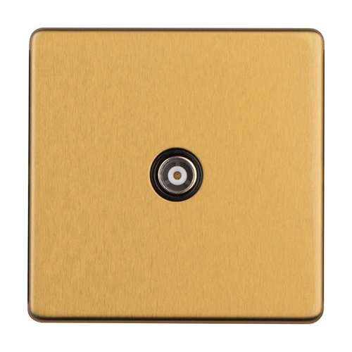 Eurolite ECSB1TVB 1-Gang TV Socket (LEAD TIME: 2-3 DAYS)