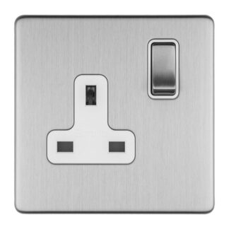 Eurolite ECSS1SOW 1-Gang 13Amp DP Switched Socket (LEAD TIME: 2-3 DAYS)