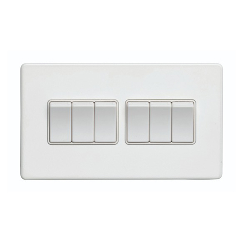 Eurolite ECW6SWW 6-Gang Switch (LEAD TIME: 2-3 DAYS)