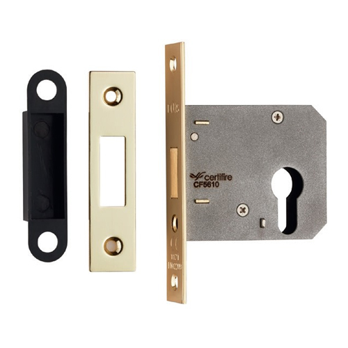 Eurospec EDE5030EB Easi-T Economy Euro Profile Deadlock 76mm (LEAD TIME: 2-3 DAYS)