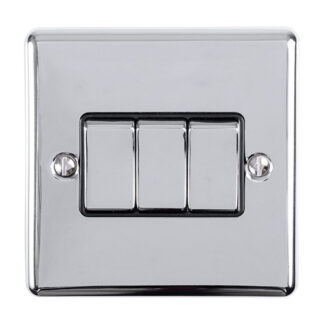 Eurolite EN3SWPCB 3-Gang Switch (LEAD TIME: 2-3 DAYS)