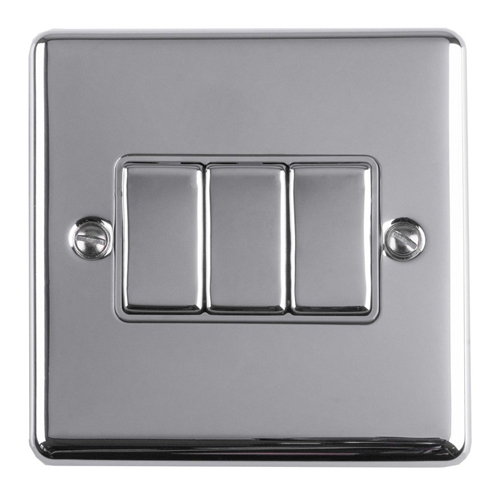 Eurolite EN3SWPCG 3-Gang Switch (LEAD TIME: 2-3 DAYS)