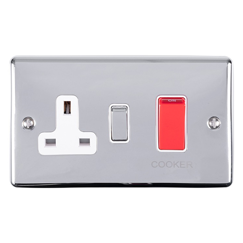 Eurolite EN45ASWASPCW 45Amp Switch with a Socket (LEAD TIME: 2-3 DAYS)