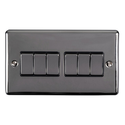 Eurolite EN6SWBNB 6-Gang Switch (LEAD TIME: 2-3 DAYS)