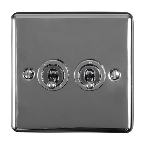 Eurolite ENT2SWBN 2-Gang Toggle Switch (LEAD TIME: 2-3 DAYS)