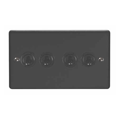 Eurolite ENT4SWMBB 4-Gang Toggle Switch (LEAD TIME: 2-3 DAYS)
