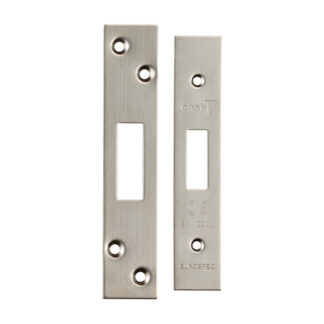 Eurospec FSF5007SSS Easi-T Forend Strikes & Fixing Pack Deadlocks - Satin Stainless Steel Square Forend (LEAD TIME: 2-3 DAYS)
