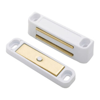 Carlisle Brass FTD835ANWH Deluxe Nylon Magnetic Catch (LEAD TIME: 2-3 DAYS)