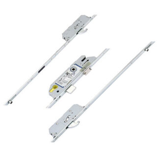 Fuhr Latch Deadbolt 2 Rollers 2 Hooks Key Wind Operated Multipoint Door Lock