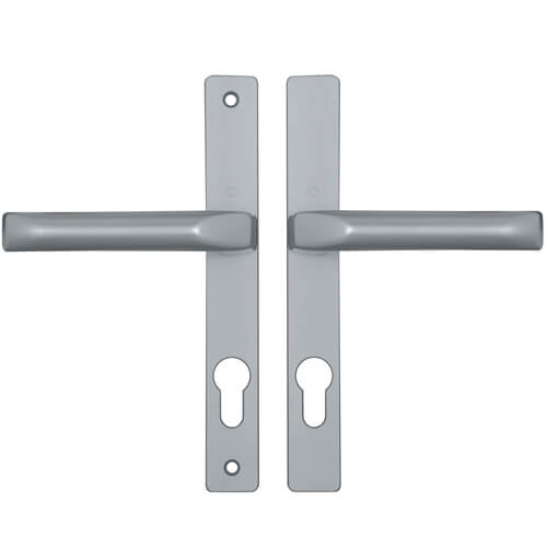 Hoppe London Lever Lever UPVC Multipoint Door Handles - 70mm PZ Unsprung 180mm Screw Centres - Image 3