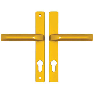 Hoppe London Lever Lever UPVC Multipoint Door Handles - 72mm PZ Unsprung 180mm Screw Centres