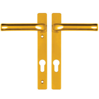 Hoppe London Lever Lever UPVC Multipoint Door Handles - 92mm PZ Unsprung 122mm Screw Centres