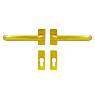 Hoppe Paris Handle Set for Patio Doors with Escutcheons