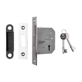 Eurospec LDE5325NP Lever Deadlock 64mm (LEAD TIME: 2-3 DAYS)