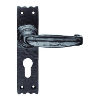 Carlisle Brass LF5507Y Slimline V Lever On Euro Lock Backplate (LEAD TIME: 2-3 DAYS)