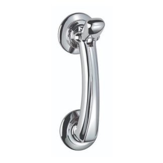 Carlisle Brass M43CP Door Knocker On Rose (LEAD TIME: 2-3 DAYS)