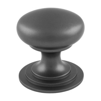 Carlisle Brass M47BANT Victorian Cupboard Knob 32mm - Anthracite (LEAD TIME: 2-3 DAYS)