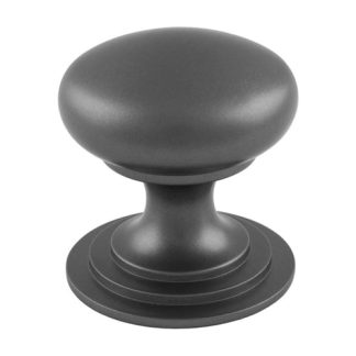 Carlisle Brass M47CANT Victorian Cupboard Knob 38mm - Anthracite (LEAD TIME: 2-3 DAYS)