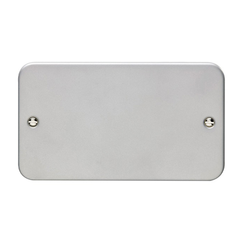 Eurolite MC2B Utility Double Blank Plate - Grey (LEAD TIME: 2-3 DAYS)