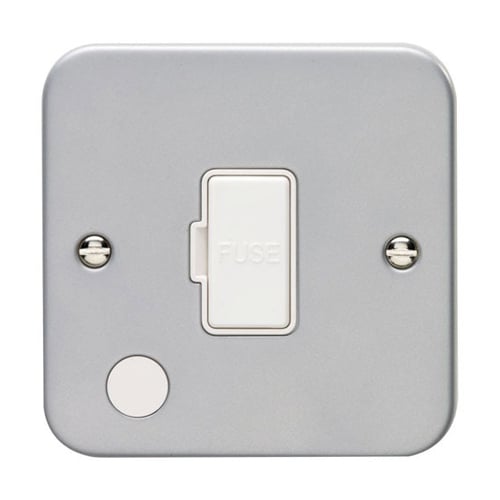 Eurolite MCUSWFFOW Utility Unswitched Fuse Spur with Flex Outlet - Grey (LEAD TIME: 2-3 DAYS)