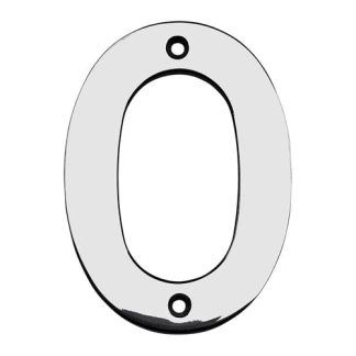 Eurospec NUM10100BSS Numerals Number 0 (LEAD TIME: 2-3 DAYS)