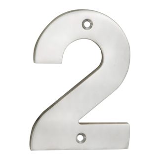 Eurospec NUM10102SSS Numerals Number 2 (LEAD TIME: 2-3 DAYS)
