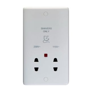Eurolite PL4581 Shaver Socket (LEAD TIME: 2-3 DAYS)