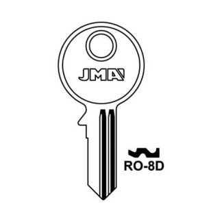 JMA RO-8D Cylinder Key Blank