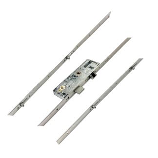 Roto C600 C650 Latch Deadbolt 4 Mushrooms Flat 16mm Faceplate Multipoint Door Lock - Key Wind