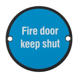 EuroSpec SEX1016MB Signage Fire Door - Keep Shut (LEAD TIME: 2-3 DAYS)