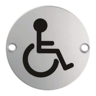 Eurospec SEX1017SSS Signage Disabled Symbol (LEAD TIME: 2-3 DAYS)