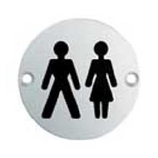 Eurospec SEX1018BSS Signage Unisex Symbol (LEAD TIME: 2-3 DAYS)