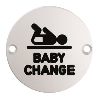 Eurospec SEX1019SSS Signage Baby Change Symbol (LEAD TIME: 2-3 DAYS)