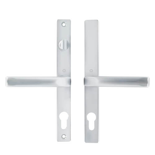 Hoppe Fullex Lever Lever UPVC Multipoint Door Handles - With Snib 68mm PZ Sprung 215mm Screw Centres