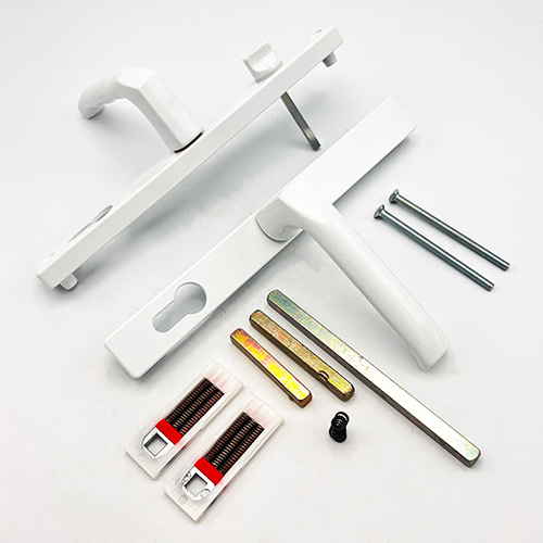 Hoppe Fullex Lever Lever UPVC Multipoint Door Handles - With Snib 68mm PZ Sprung 215mm Screw Centres - Image 4