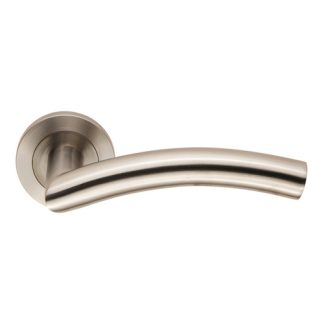 Eurospec SWL1196SSS Steelworx SWL Dresda Lever On Rose (LEAD TIME: 2-3 DAYS)
