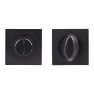 Serozzetta SZM004SQMB Square Turn and Release- Matt Black (LEAD TIME: 2-3 DAYS)
