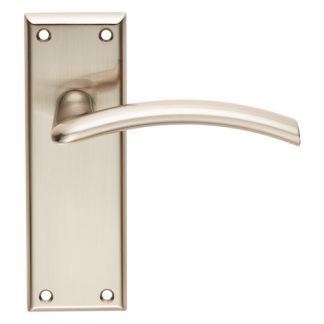 Serozzetta SZR032SN Trenta Lever On Latch Backplate (LEAD TIME: 2-3 DAYS)