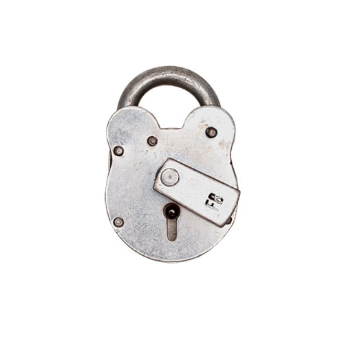 TSS Fire Brigade FB1 Open Shackle Galvanised Padlock - Image 3