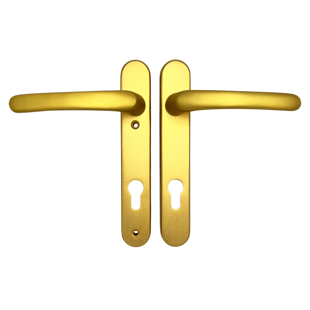 TSS Lever Lever UPVC Multipoint Door Handles - 92mm PZ Sprung 122mm Screw Centres - Image 4